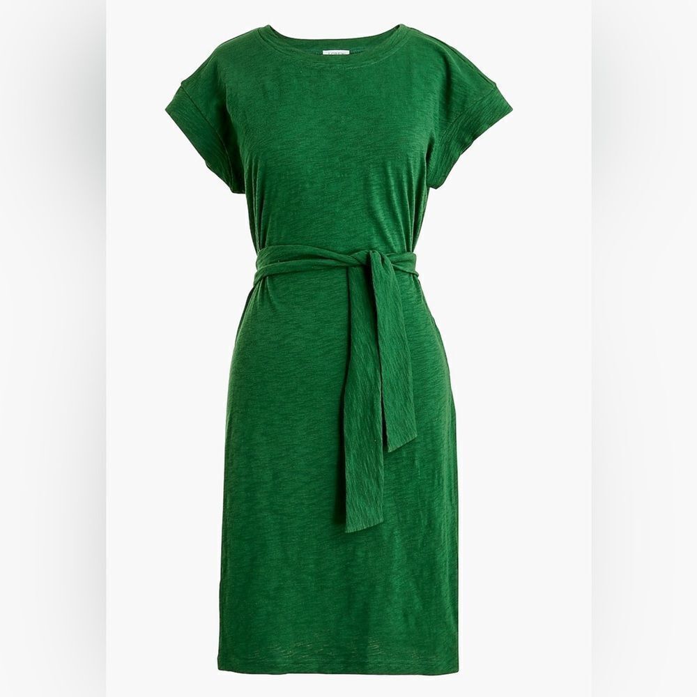 New J crew Short-sleeve tie-waist T-shirt dress